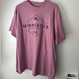 Pink Minnesota Northwoods tshirt